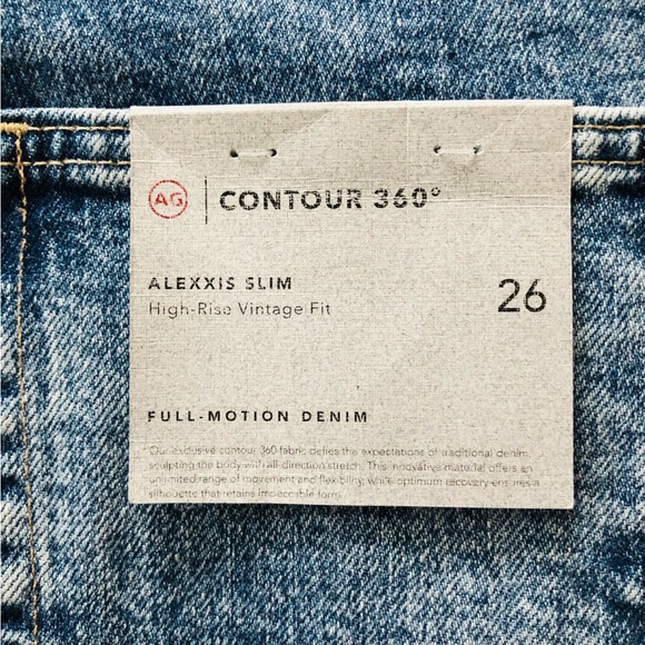 NWT Adriano Goldschmied Contour 360 Alexxis Slim High Rise Vintage Fit - Picture 14 of 14